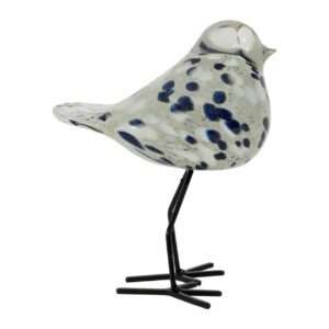 PAJARO Cristal Moteado con patas