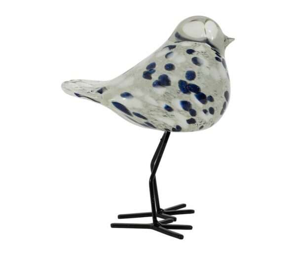 PAJARO Cristal Moteado con patas
